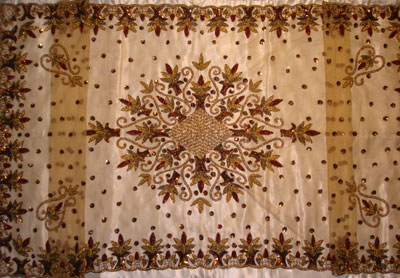 Embroidered Table Cover